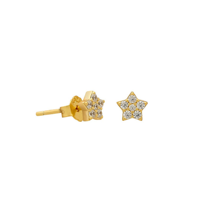 Micro Star Stud Earrings