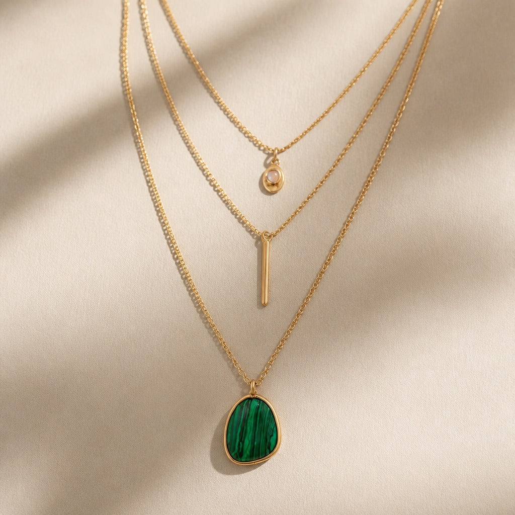 Three Tier Layer Boho Necklace