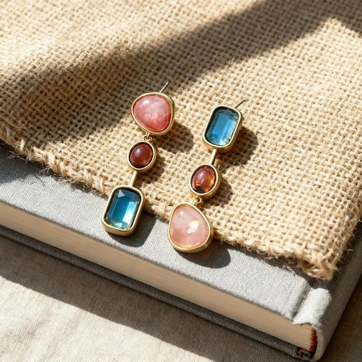 Timeless Trio Pearls Drop Earrings