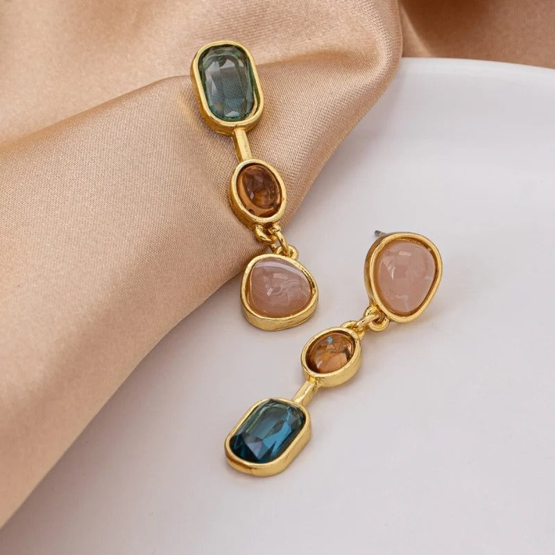 Timeless Trio Pearls Drop Earrings