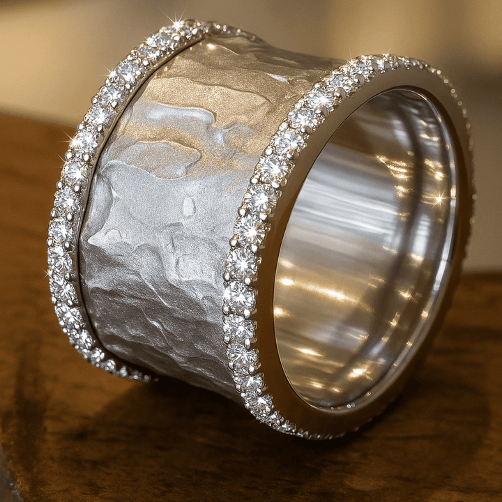 Vintage Silvered Zicornia Ring