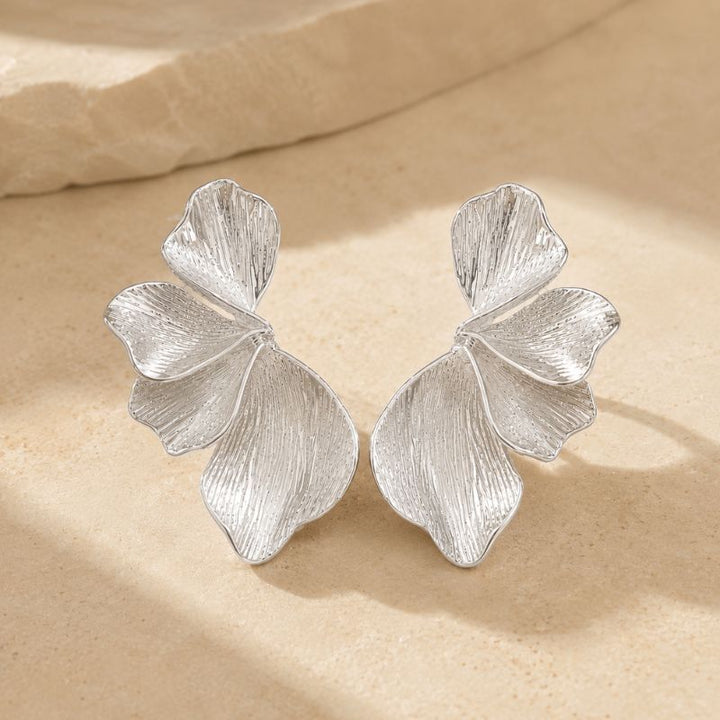 Opulent Floral Stud Earrings