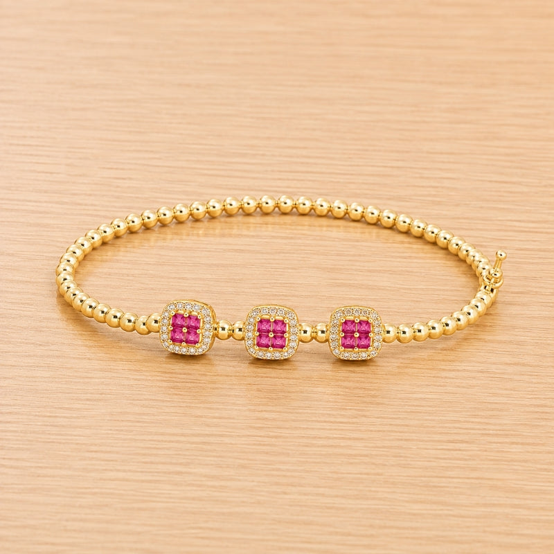 Lustrous Minimal Cuff Bracelet