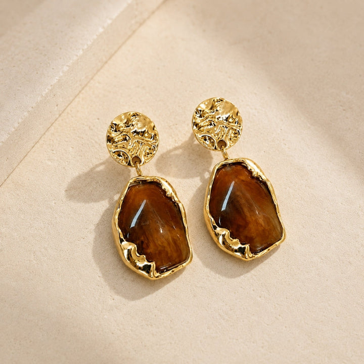 Ethereal Resin Drop Earrings