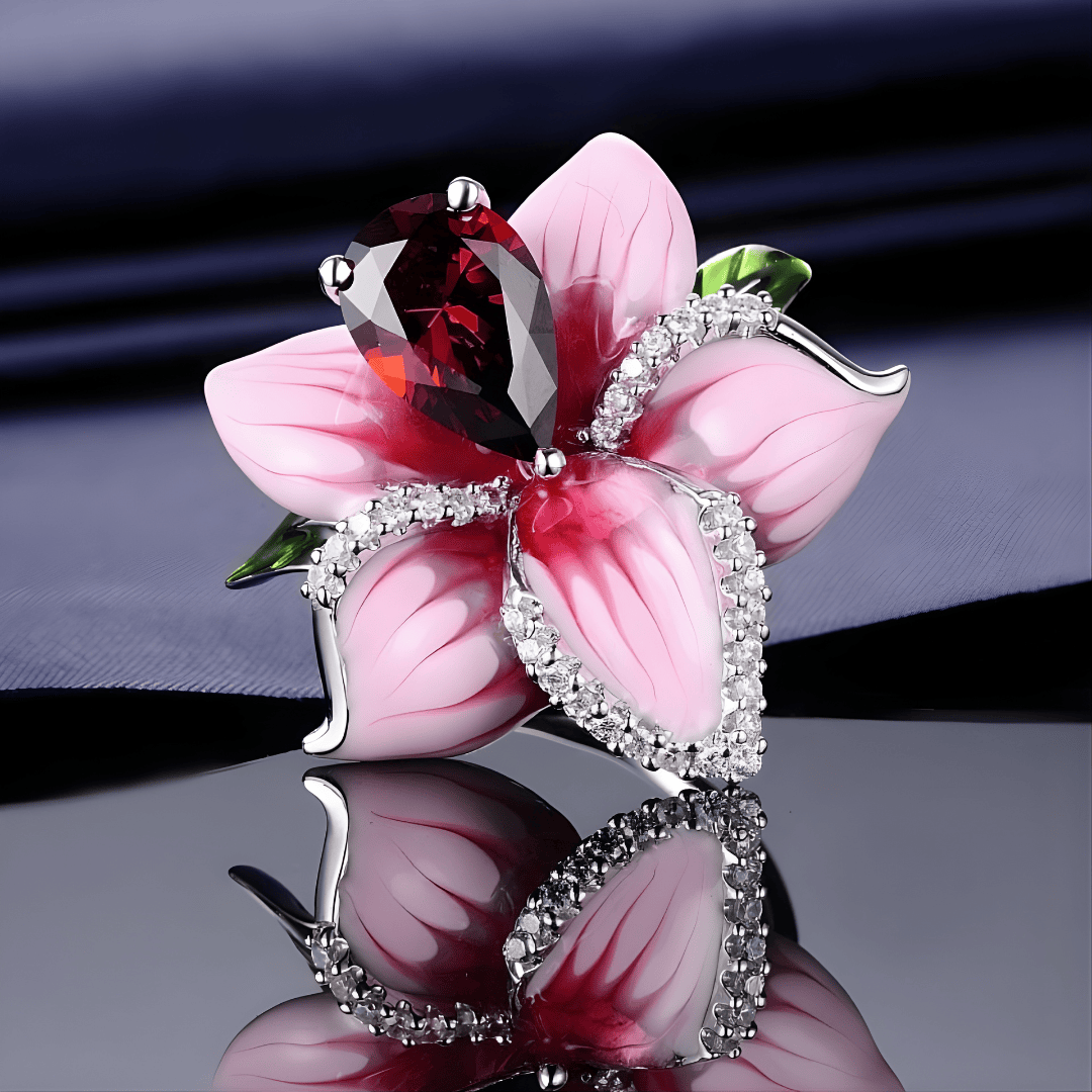 Pink Orchid Luxe Ring