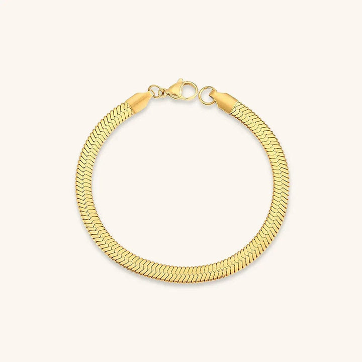 Lustrous Vida Herringbone Wristpiece