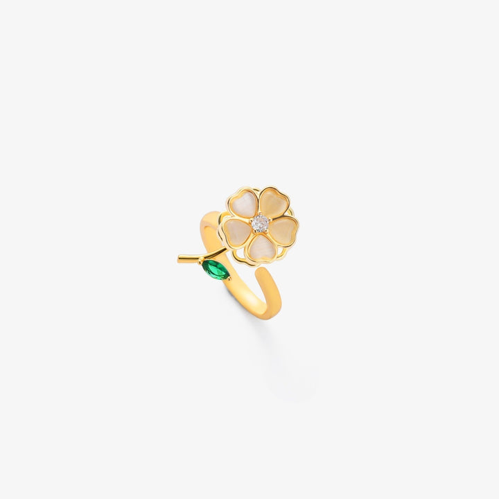 Leaf Floral Motion Ring