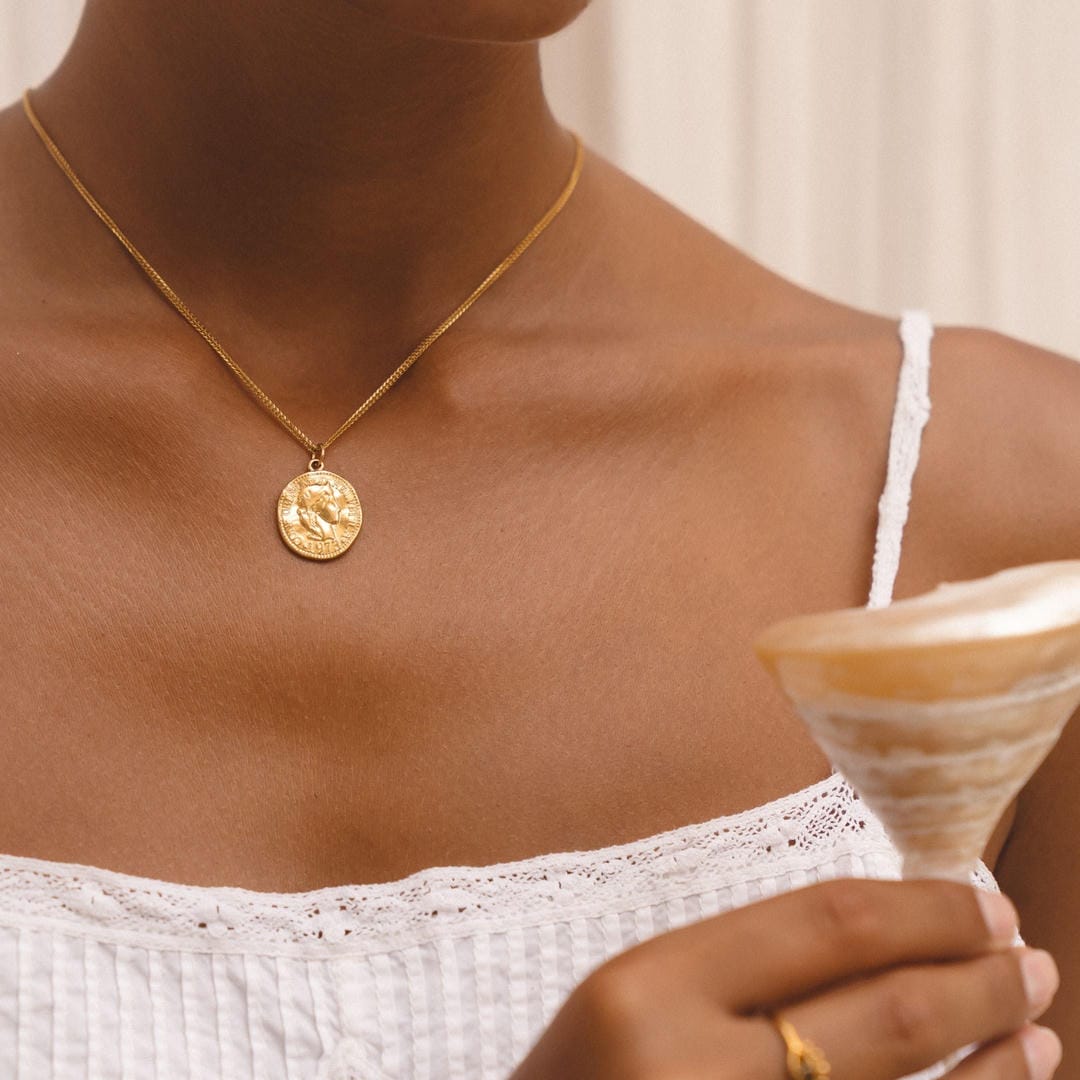 Elegant Ancient Coin Necklace