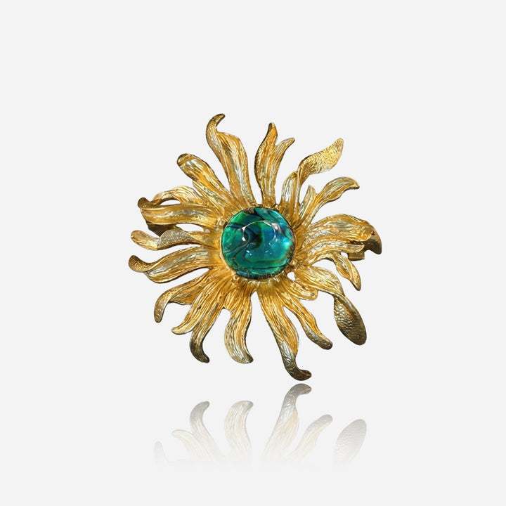 Azure Bloom Brooch