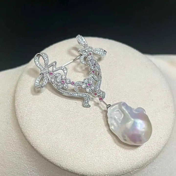 Baroque Bow Brooch