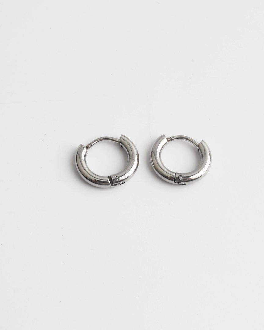 Sleek Huggie Hoop Earrings
