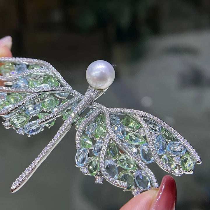 Celestial Dragonfly Brooch