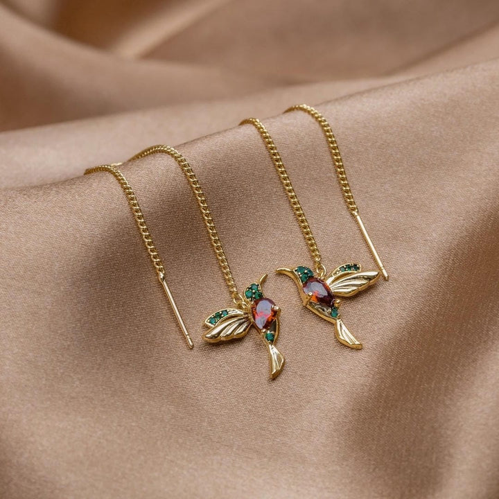 Hummingbird colourful Chic Earrings