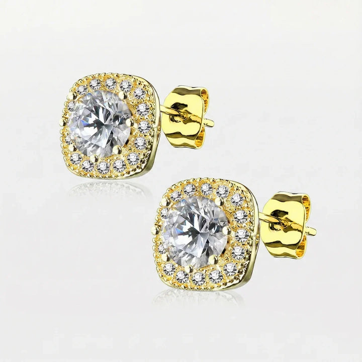 Sleek Statement Stud Earrings