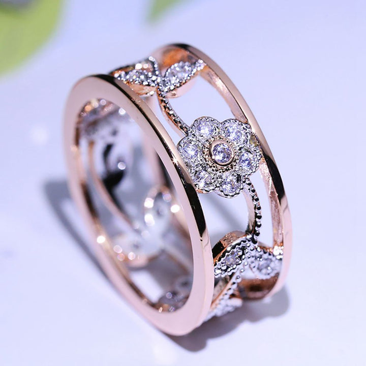 Radiant Rose Bloom Ring