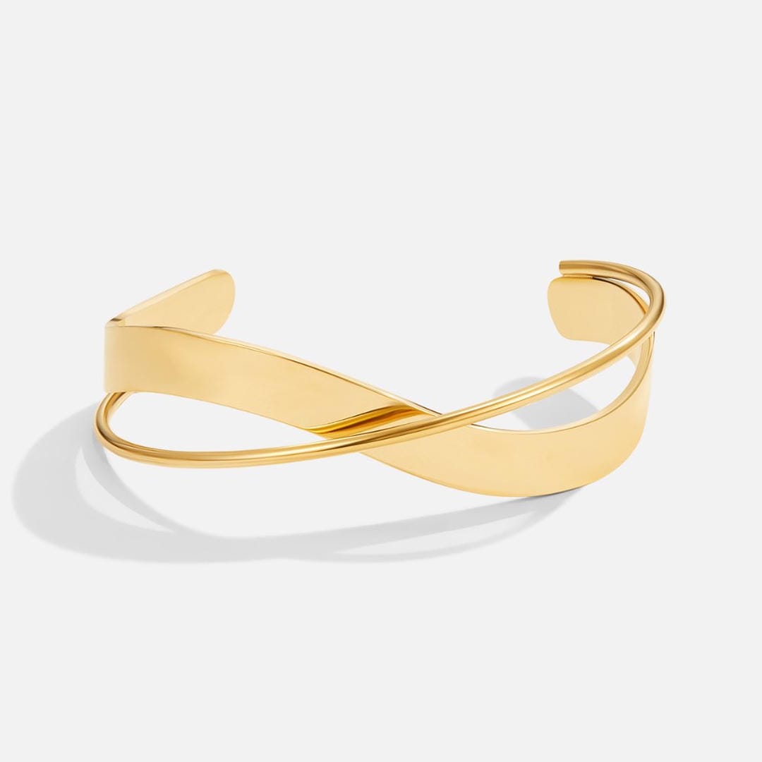 Celestial Unique Gold Bangle
