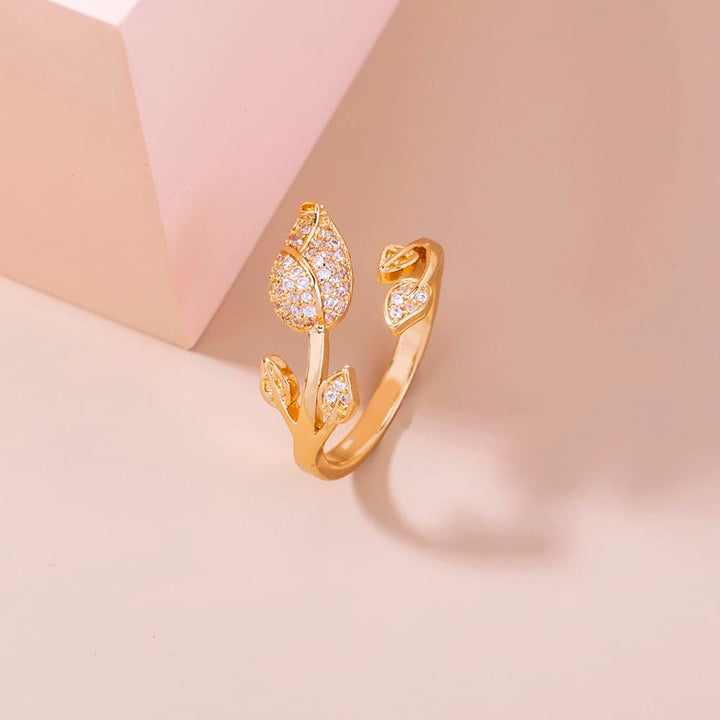 Secret Floral Garden Ring