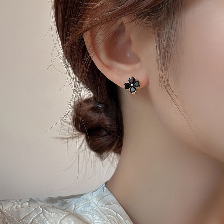 Exquisite Flower Stud Earrings