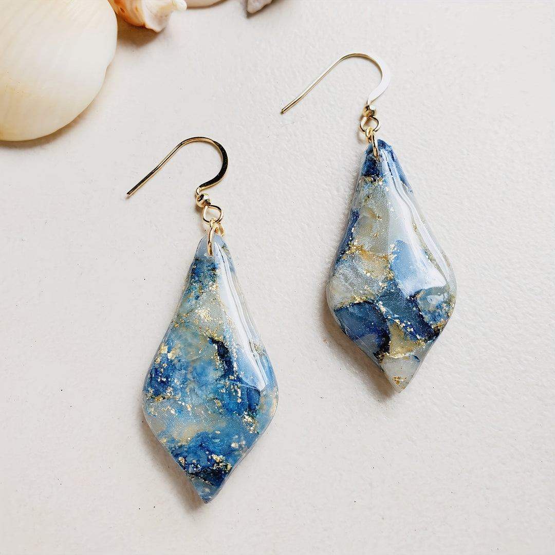 Sophisticated Translucent Polymer Earrings