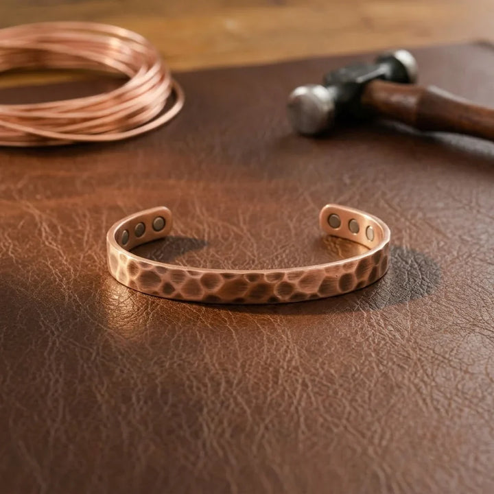 Aster Furrow Copper Bracelet