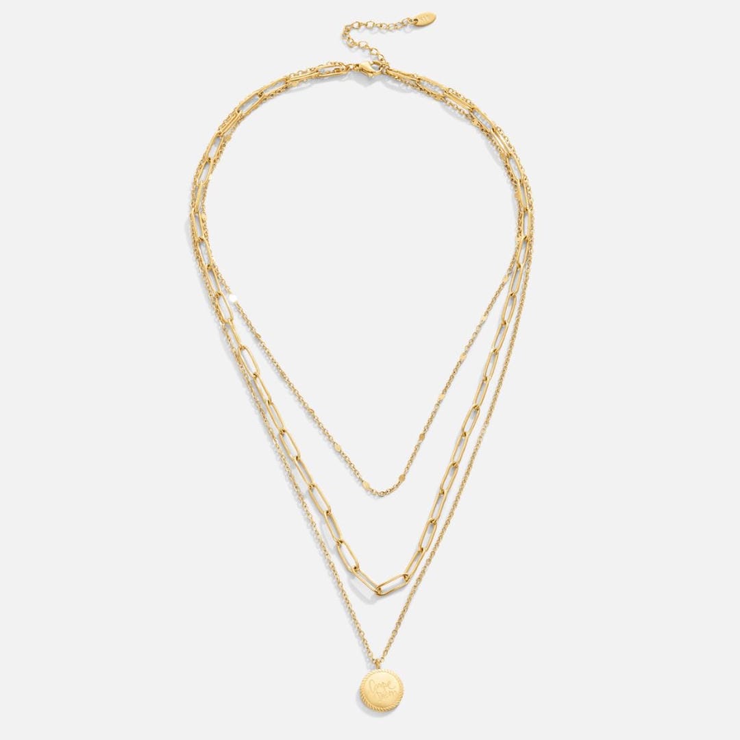 Janie Layered Coin Pendant Necklace