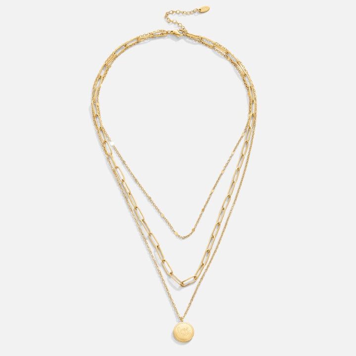Janie Layered Coin Pendant Necklace