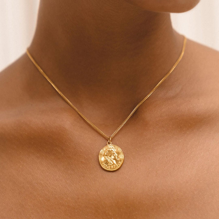 Elegant Ancient Coin Necklace