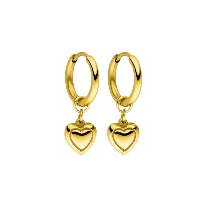 Elegant Heart Glow Earrings