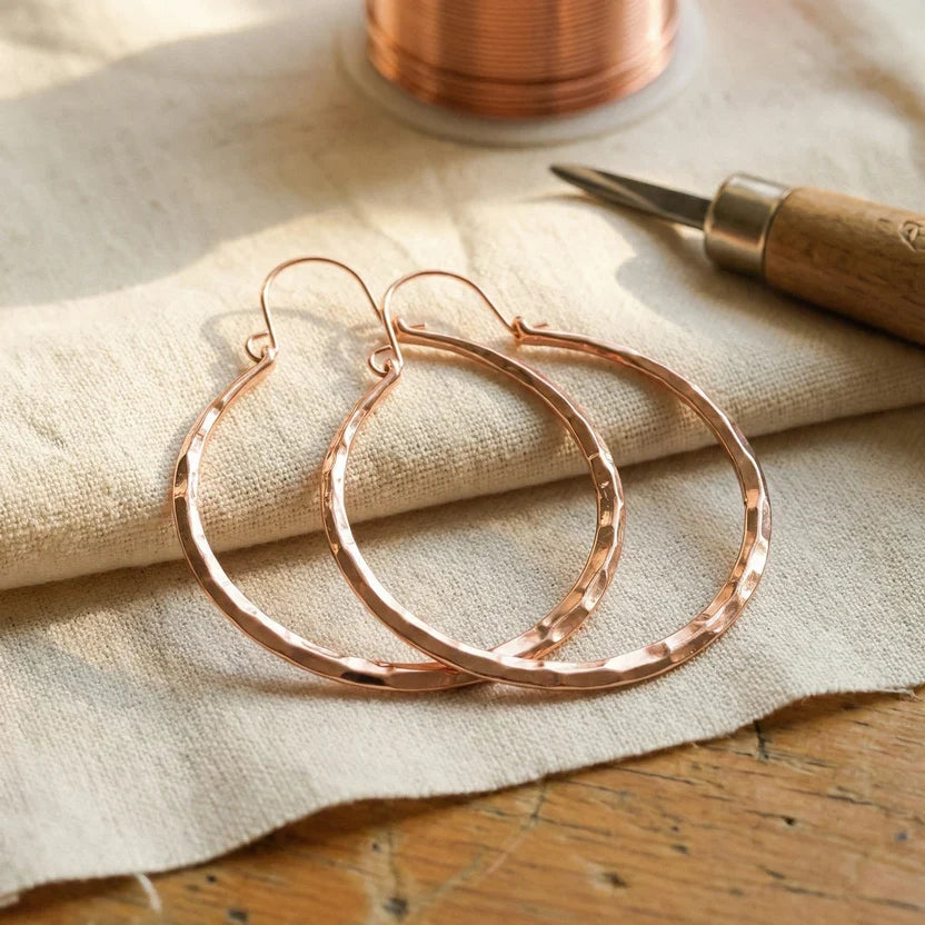 Prestige Willow Copper Earrings