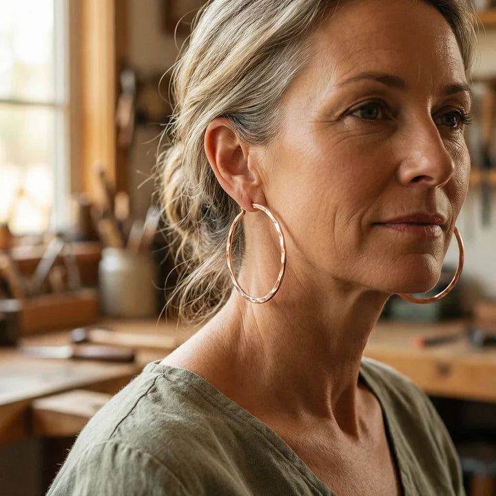 Prestige Willow Copper Earrings