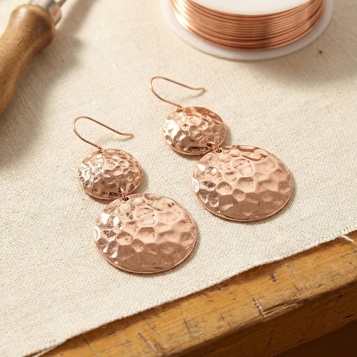 Solstice Glow Copper Earrings