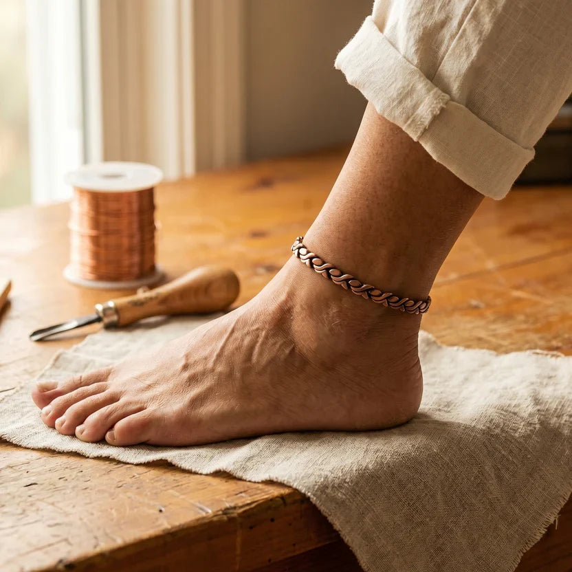 Copper Summit Link Anklet