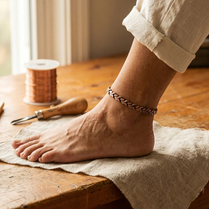 Signature Dune Copper Anklet