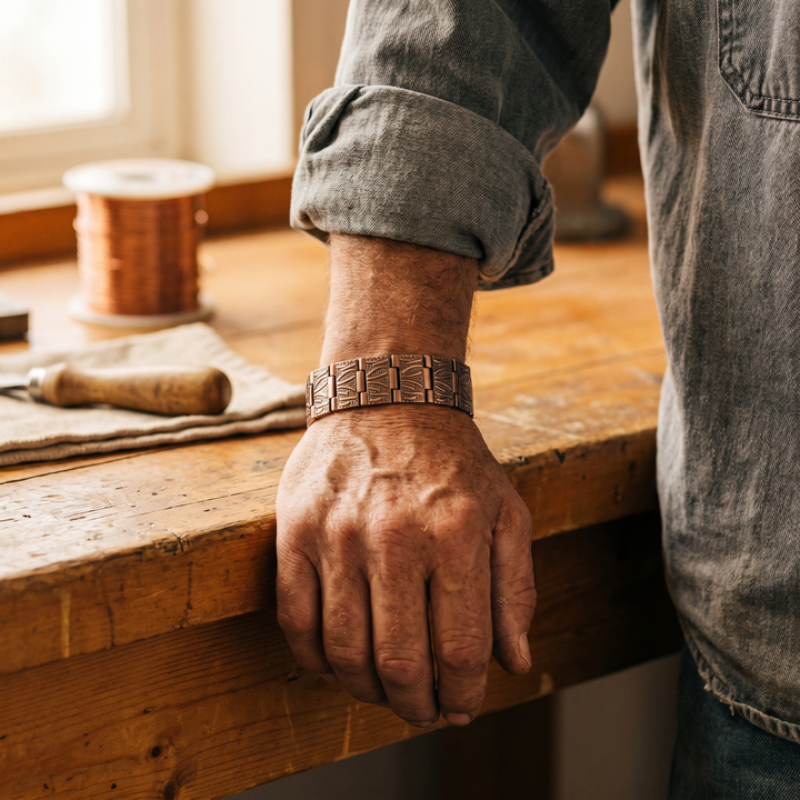 Fable Grit Copper Bracelet
