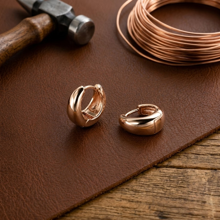 Oasis Hull Copper Earrings