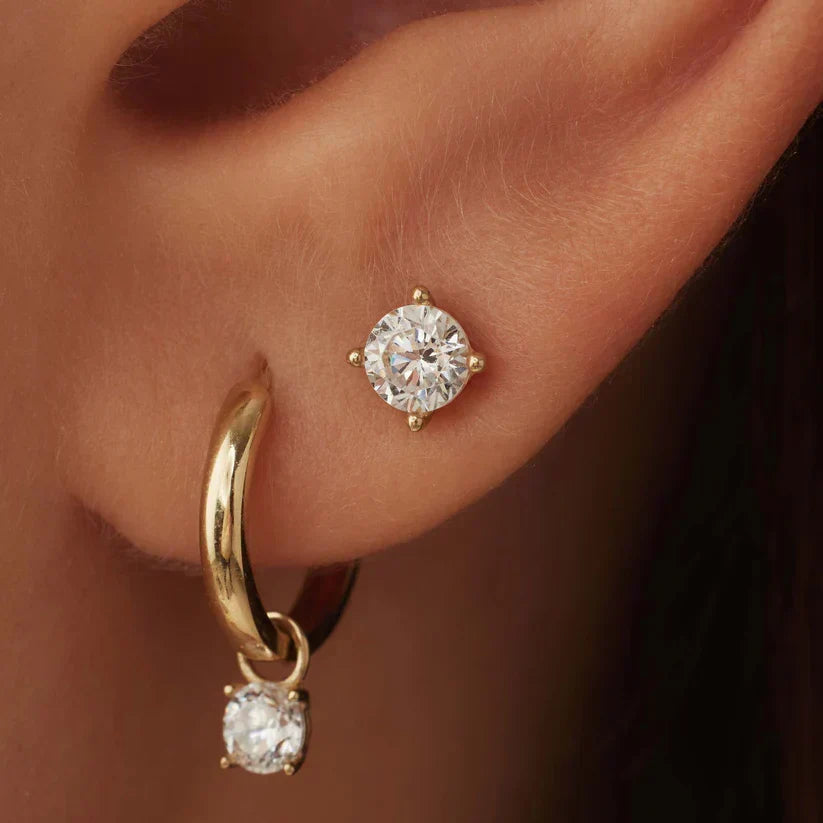 Premium Stone Stud Earrings