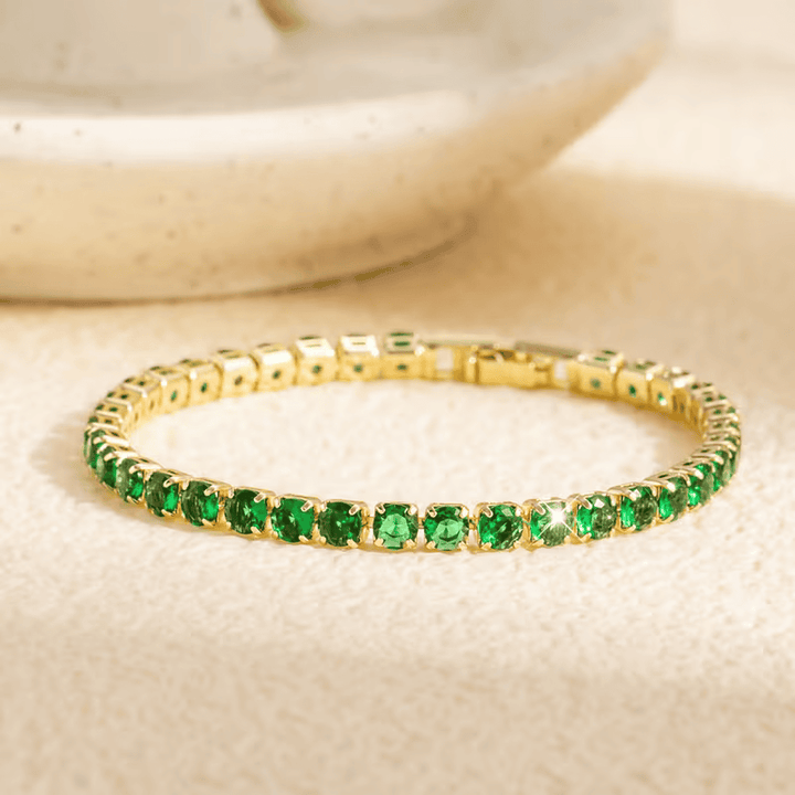 Evergreen Luxe Tennis Bracelet