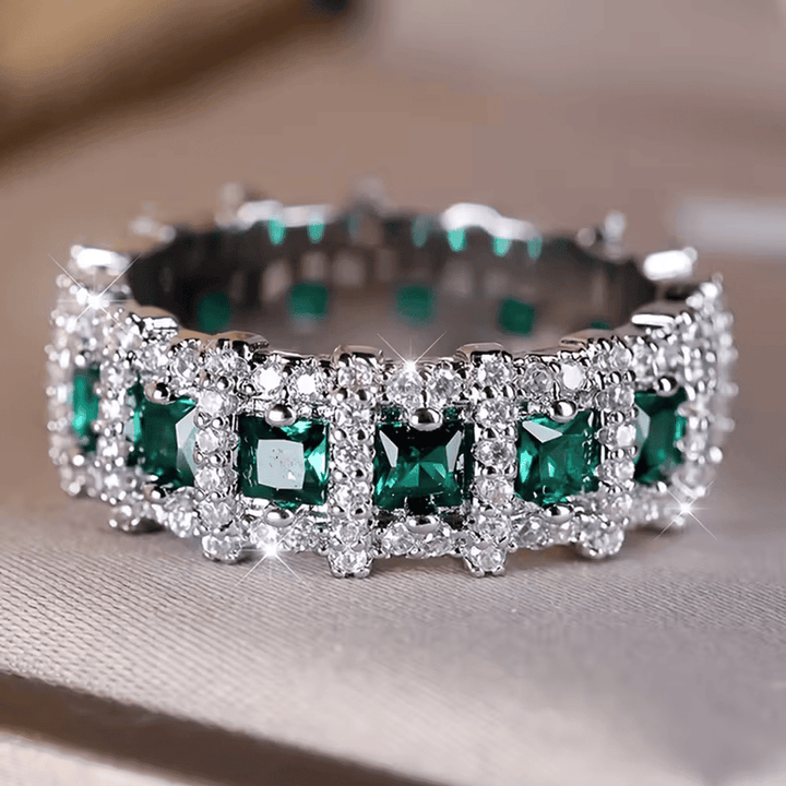 Luxe Emerald Eternity Ring