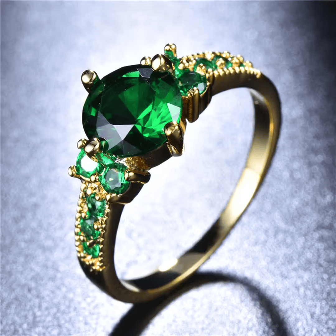 Aurora Crystal Gem Ring