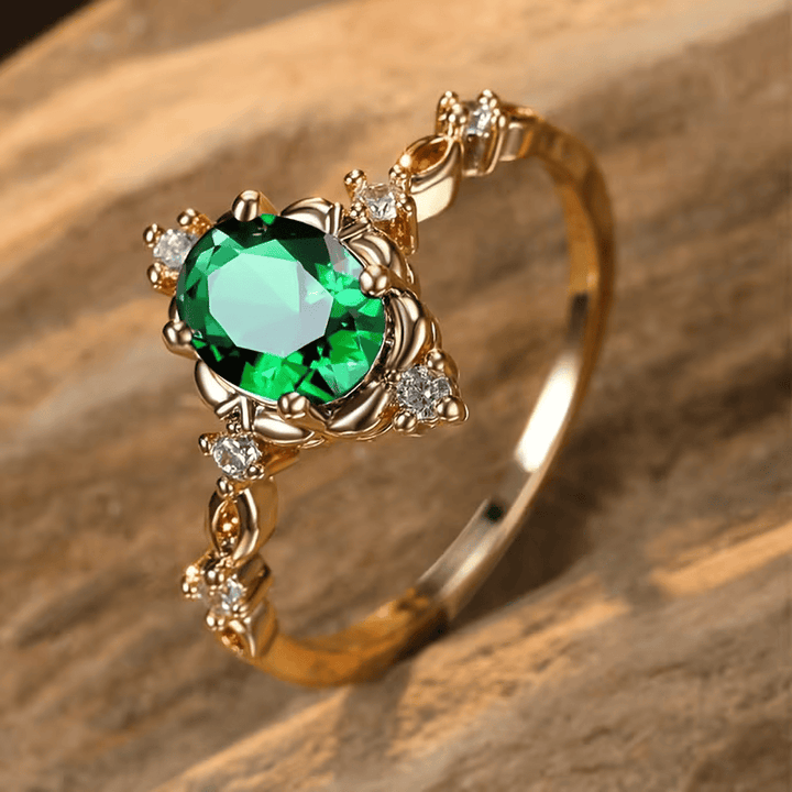 Enchanted Petal Gem Ring