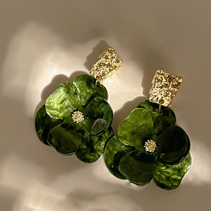 Elegant Bohemian Floral Earrings