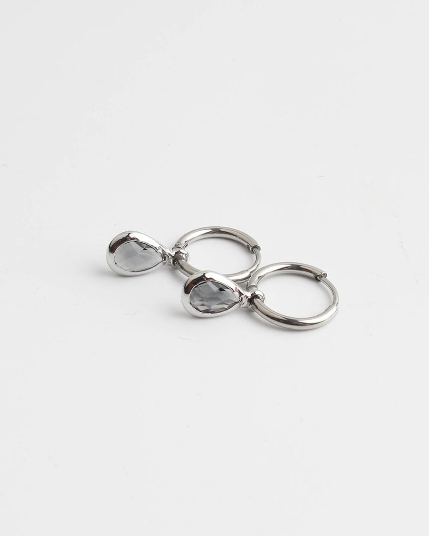Dana Sleek Oval  Stone Earrings