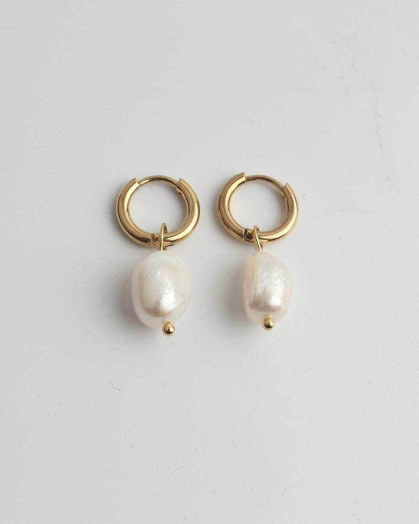 Elegant Pearl Drop Earrings