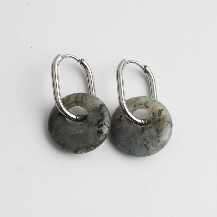 Tirza Earrings Natural Stone