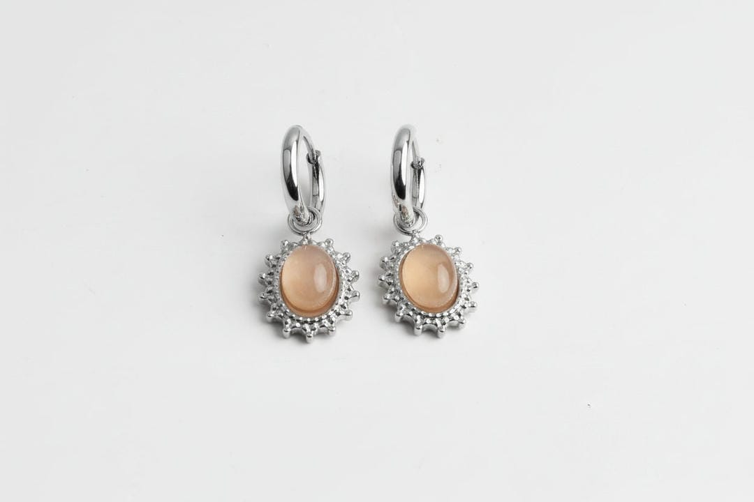 Jolie Earrings Natural Stone Stainless Steel