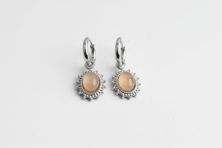 Jolie Earrings Natural Stone Stainless Steel