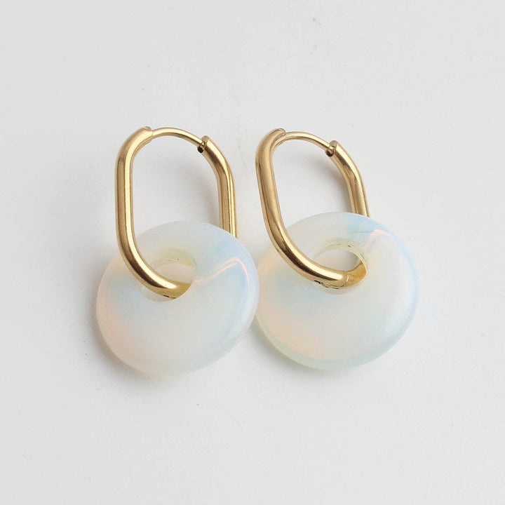 Tirza Earrings Natural Stone