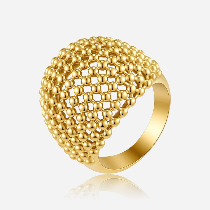 Lattice Sleek Dome Ring