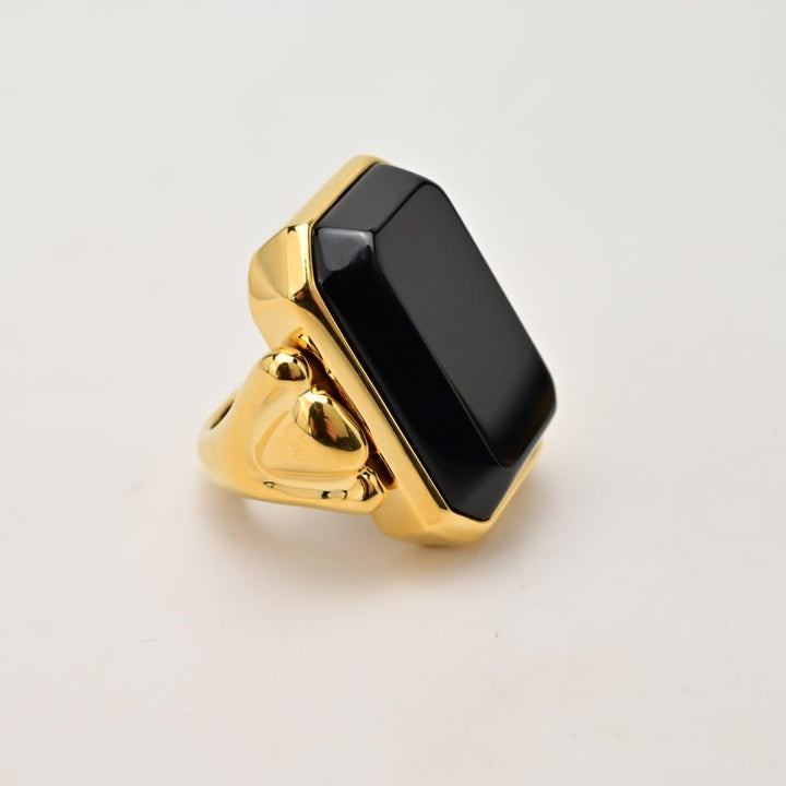 Marique French Vintage Agate Ring