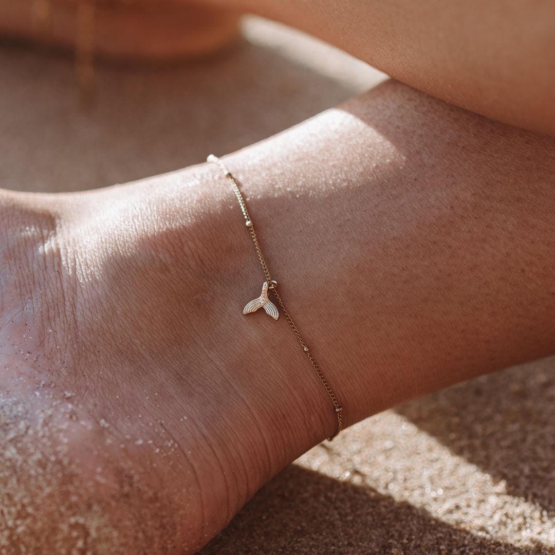 Mermaid Tail Charm Anklet